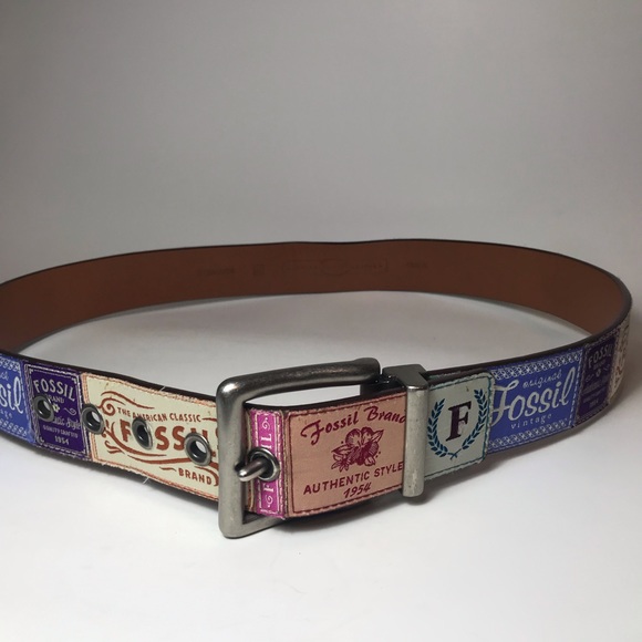 Fossil Accessories - Fossil Logo Leather Belt